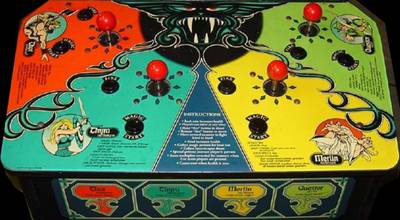 Control Panel:  Gauntlet (2 Players, German, rev 1)