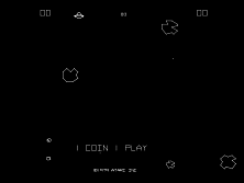 Title:  Asteroids (bootleg on Lunar Lander hardware)