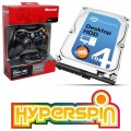 4TB Hyperspin Drive INTERNAL with Xbox Controller