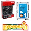 1TB Preconfigured Hyperspin Hard Drive INTERNAL with Microsoft Xbox Wireless Controller & Receiver